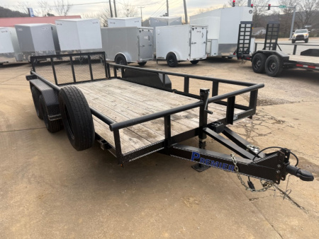Used 2023 Bellwether MFG 16' Tandem Pipe Utility Trailer