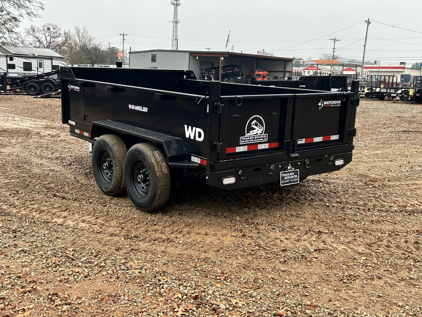 New 2026 Watchdog Trailers 7x12 14K Wrangler Dump Trailer