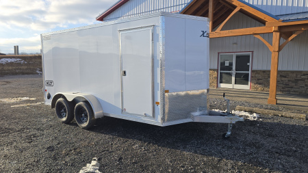 New 2026 ALCOM Xpress 7'x14' XLT PRO Series All Aluminum Cargo / Enclosed Trailer / Barn Doors / 7,000 GVWR