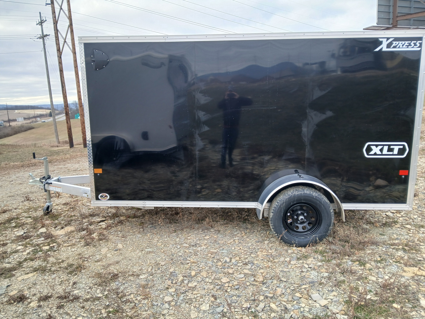 New 2026 ALCOM Xpress 6'x12' / SA XLT Pro Series / 2,990 GVWR / Aluminum Enclosed Trailer