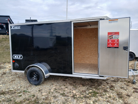 New 2026 ALCOM Xpress 6'x12' / SA XLT Pro Series / 2,990 GVWR / Aluminum Enclosed Trailer