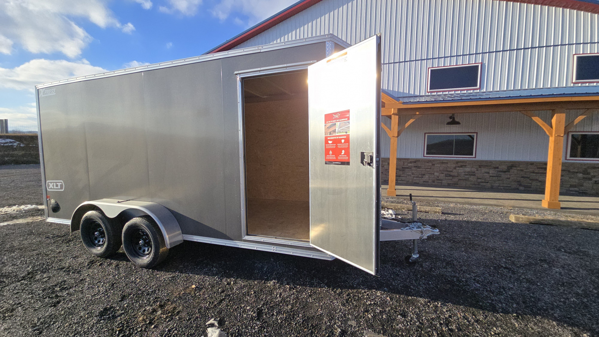 New 2026 ALCOM Xpress 7'x16' / XLT Pro Series / Aluminum Enclosed Trailer / 7,000 GVWR