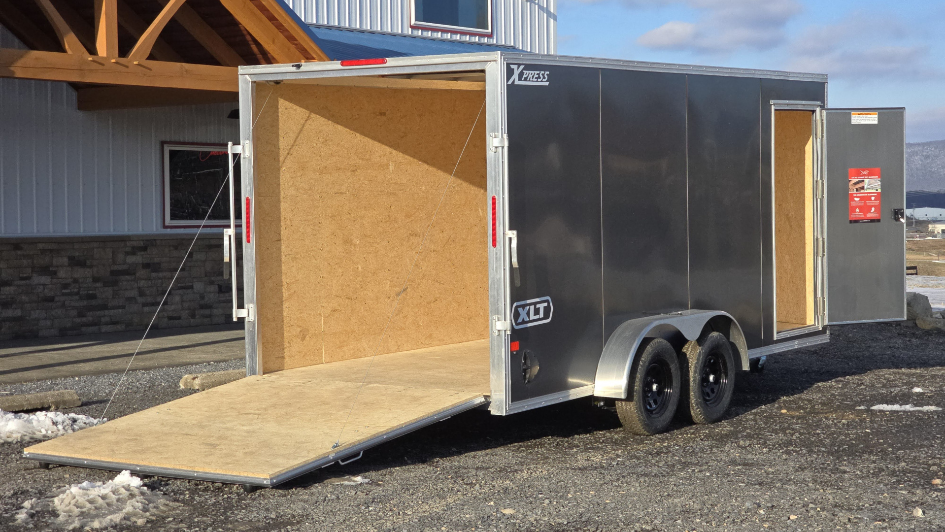 New 2026 ALCOM Xpress 7'x16' / XLT Pro Series / Aluminum Enclosed Trailer / 7,000 GVWR