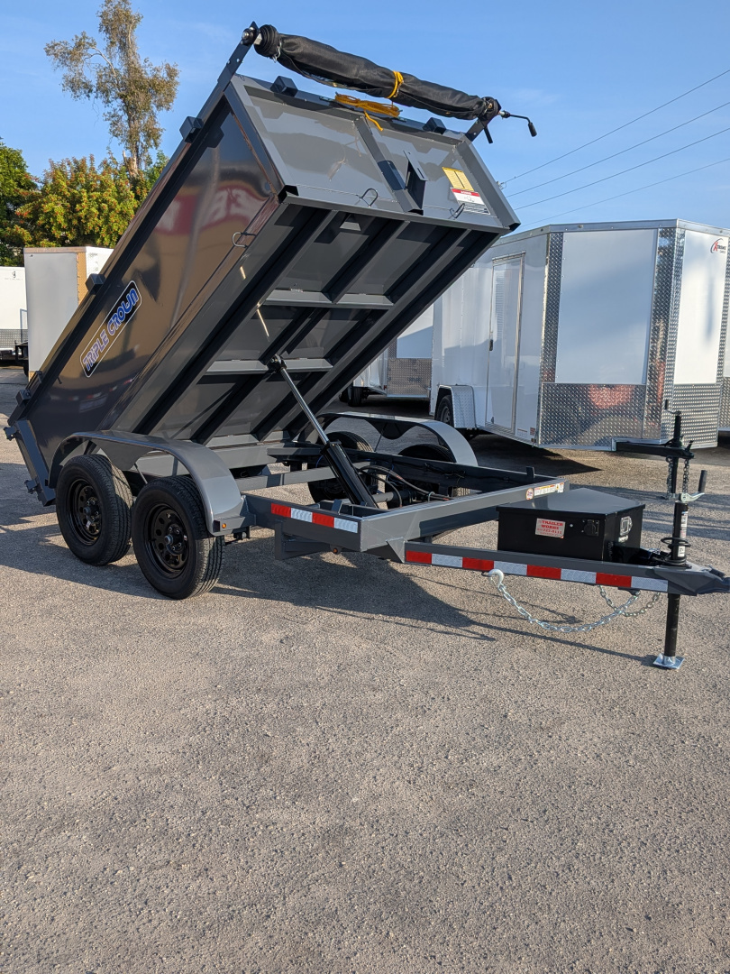 New 2026 Triple Crown Trailers 6x10TA Lowrider Dump Dump Trailer