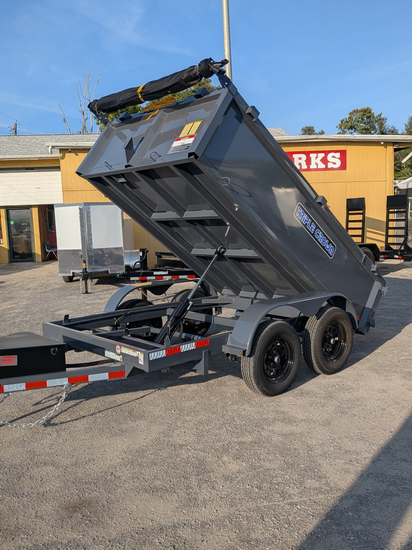 New 2026 Triple Crown Trailers 6x10TA Lowrider Dump Dump Trailer