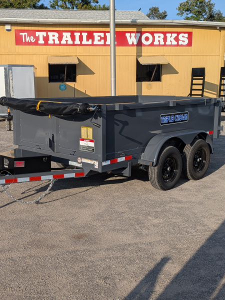 New 2026 Triple Crown Trailers 6x10TA Lowrider Dump Dump Trailer