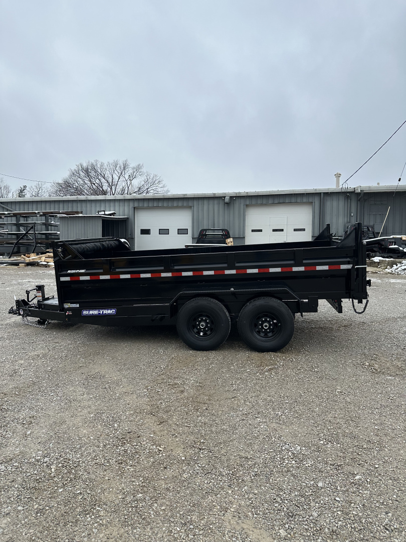 New 2026 Sure-Trac 82 IN x 14 HD Low Profile Dump 14k Dump Trailer