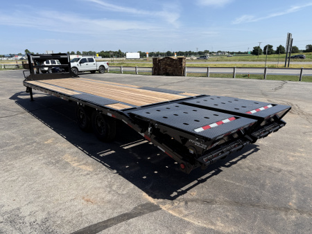 New 2026 PJ 102”x32’ Quest Gooseneck Flatbed w/ Singles – LQ