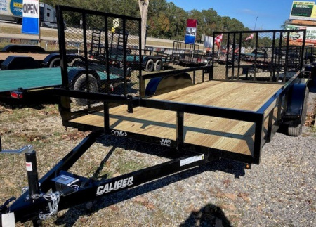 New 2026 Caliber Trailer Mfg 6.10x16 TA- ATV Trailer