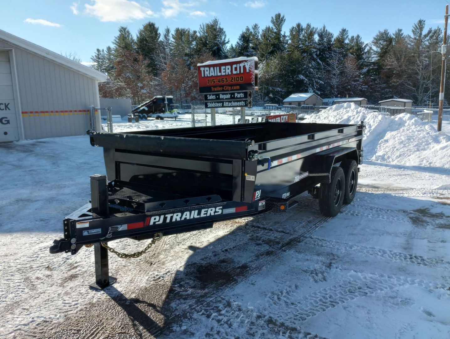 New 2026 PJ TRAILERS 83" x 16' DL Dump Trailer