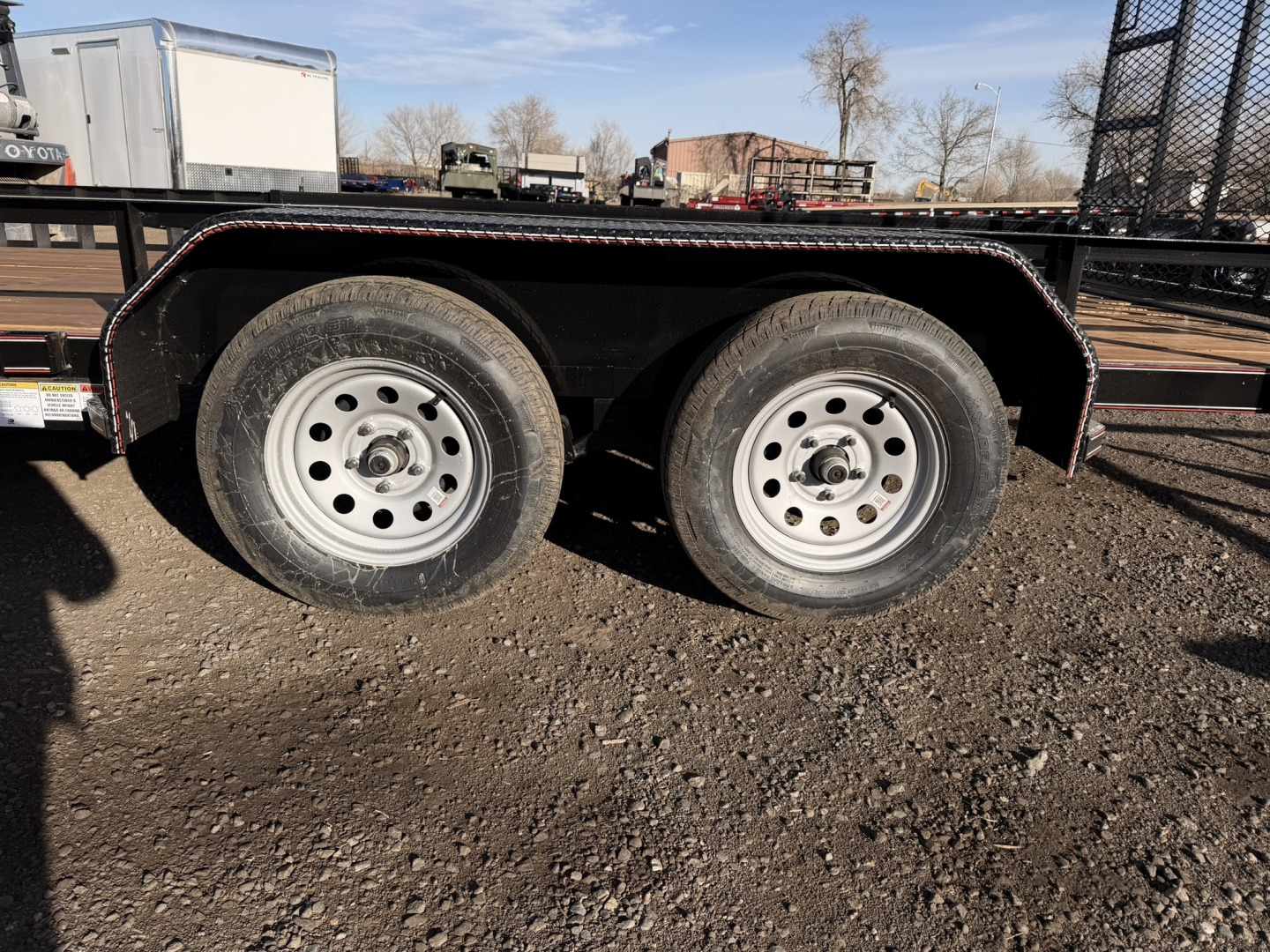 New 2026 Diamond T 7-16 Tandem Axle Ramp Gate Utility W/ ATV Ramps 7K GVWR