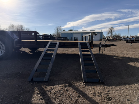 New 2026 Diamond T 7-16 Tandem Axle Ramp Gate Utility W/ ATV Ramps 7K GVWR
