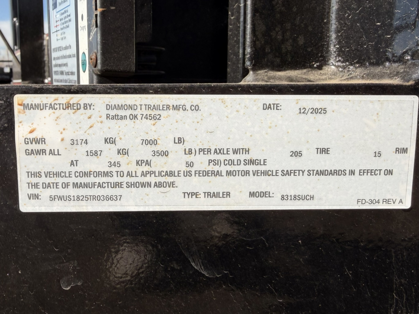 New 2026 Diamond T 7-18 Tandem Axle Ramp Gate Utility W/ ATV Ramps 7K GVWR