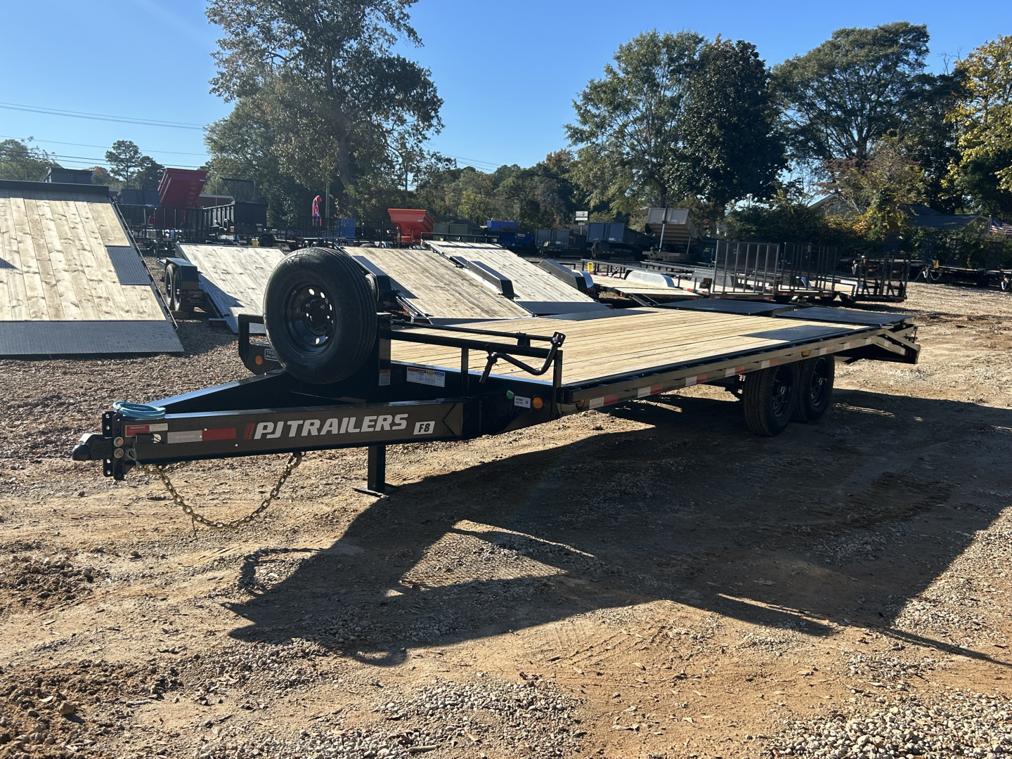 New 2026 PJ Trailers 7x22 TA 14k F8 Deckover Equipment Trailer