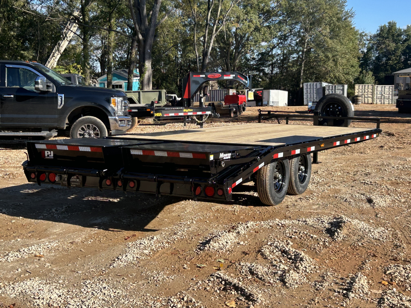 New 2026 PJ Trailers 7x22 TA 14k F8 Deckover Equipment Trailer