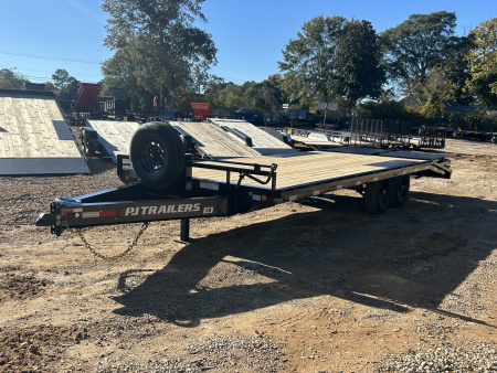 New 2026 PJ Trailers 7x22 TA 14k F8 Deckover Equipment Trailer
