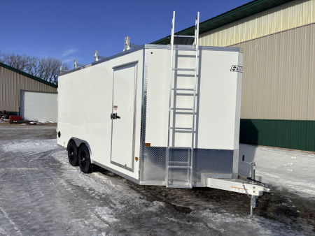 New 2026 8.5x16 E-Z Hauler Aluminum Enclosed Trailer - Contractor Pkg