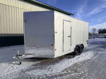 New 2026 8.5 x 16 7k ALCOM EZEC Enclosed Trailer