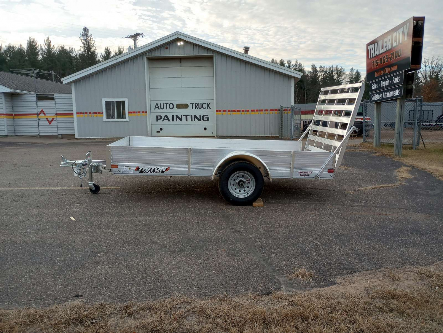 New 2026 Triton Trailers FIT1064P 10'x64" Utility Trailer