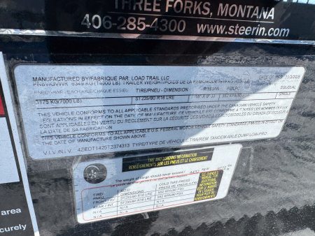 New 2026 Load Trail 7x14 Dump Trailer - 4' SIDEWALLS