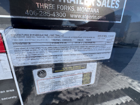 New 2026 Load Trail 7x14 Dump Trailer -2' SIDEWALLS