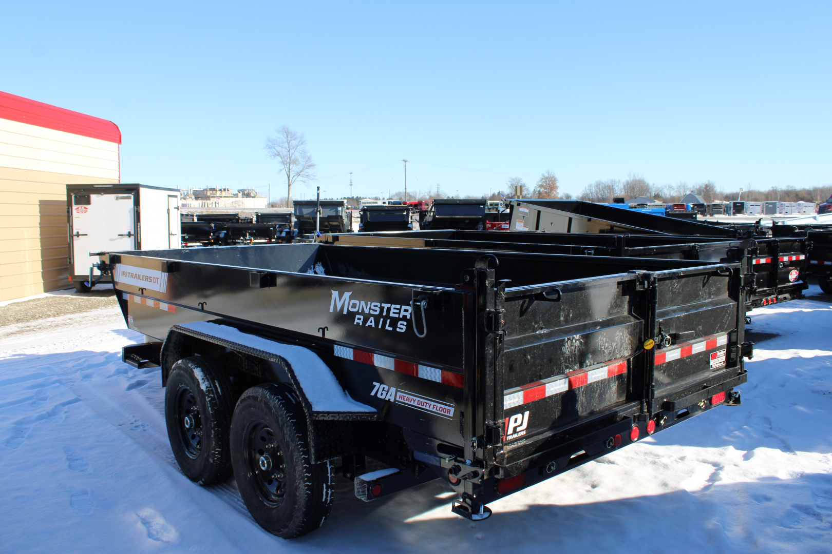 New 2026 PJ Trailers 14' DT1 15.4K GVWR Dump Trailer