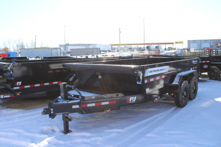New 2026 PJ Trailers 14' DT1 15.4K GVWR Dump Trailer
