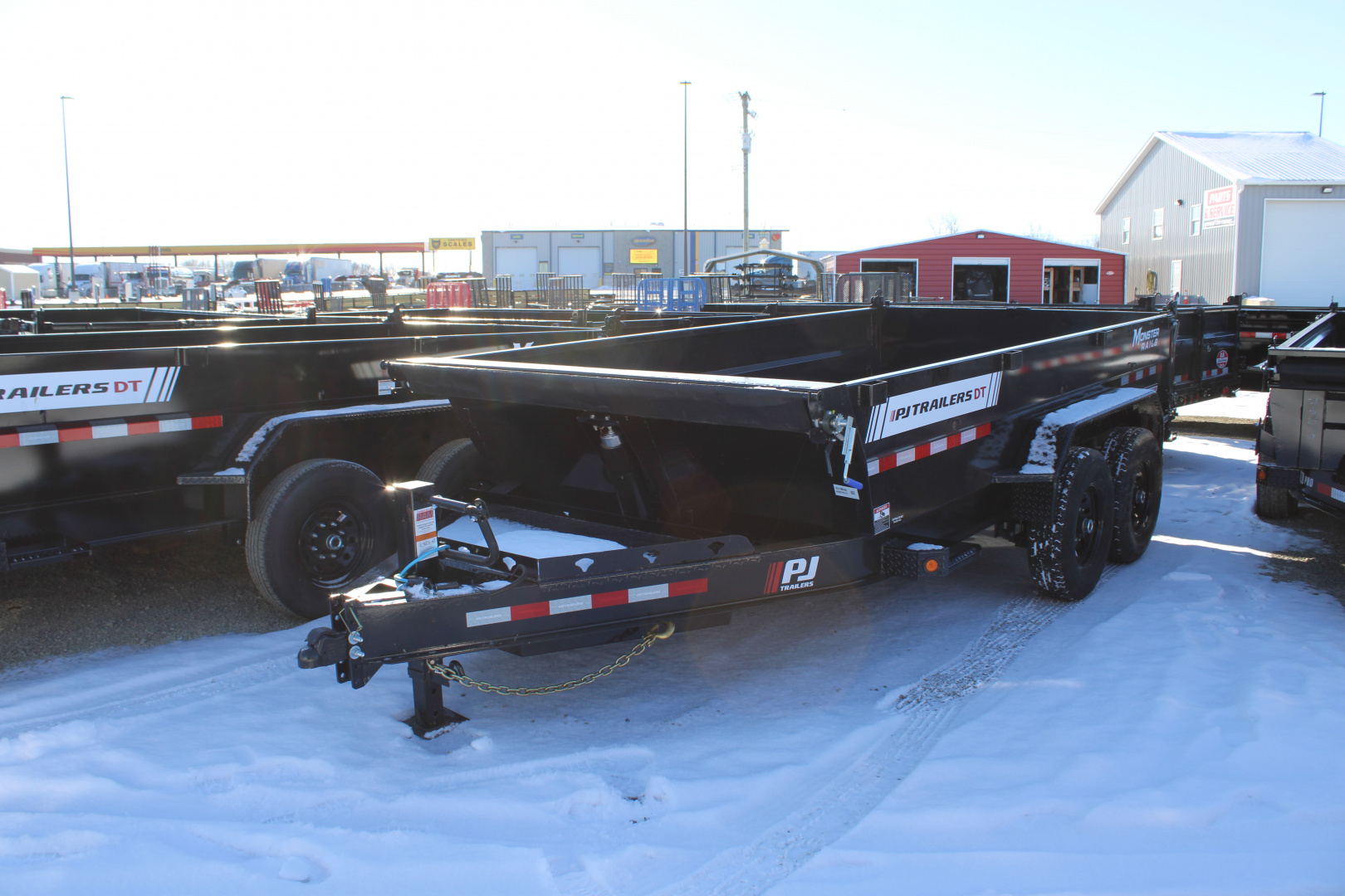 New 2026 PJ Trailers 14' DT1 15.4K GVWR Dump Trailer