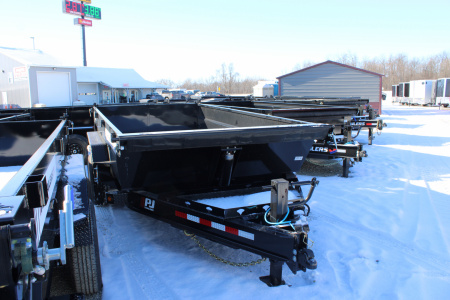 New 2026 PJ Trailers 14' DT1 15.4K GVWR Dump Trailer