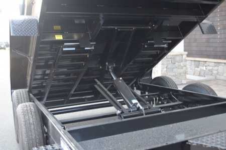 New SURE-TRAC 7' x 12' HEAVY DUTY SCISSOR DUMP TRAILER 12K