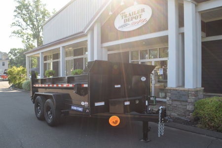 New SURE-TRAC 7' x 12' HEAVY DUTY SCISSOR DUMP TRAILER 12K