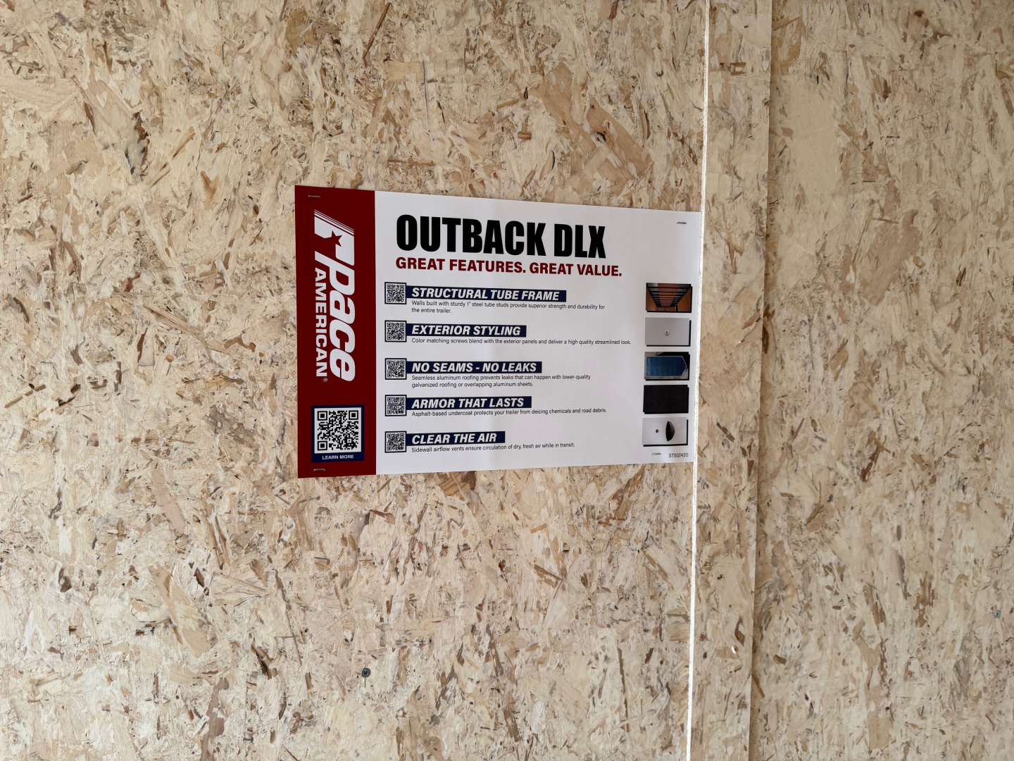 New 2026 Pace American- Outback DLX Car Hauler- 8.5x20- 10K- Composite Sides (Polycore)