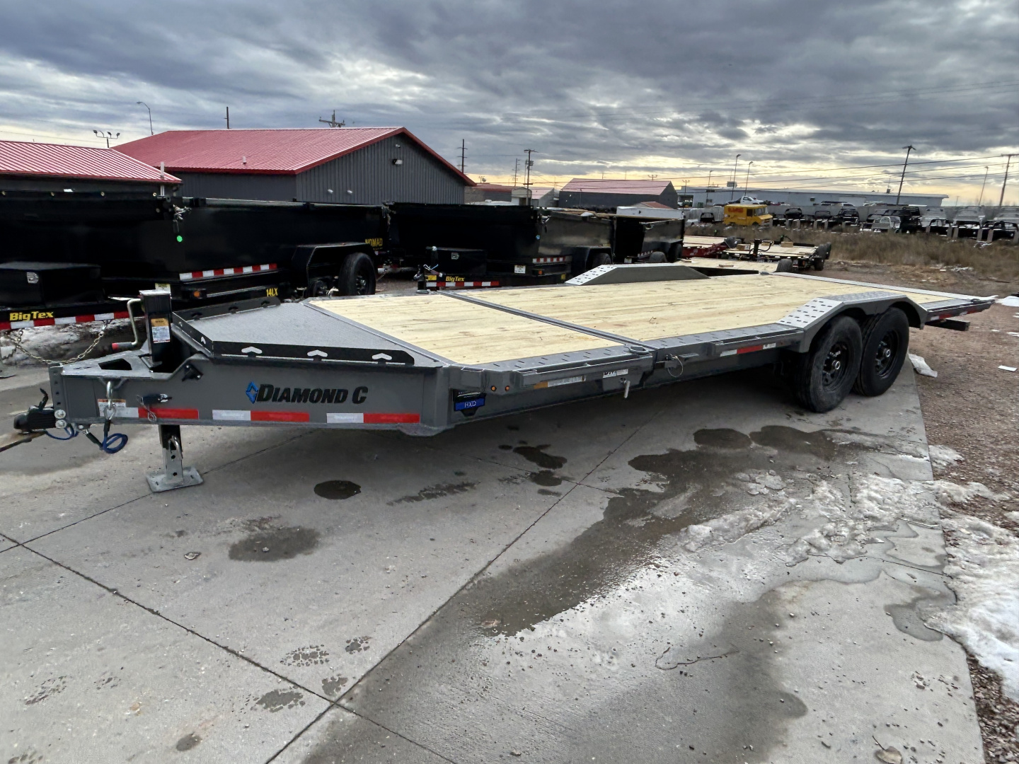 New 2026 Diamond C Trailers HXD207 22X102 Tilt Trailer