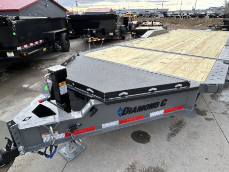 New 2026 Diamond C Trailers HXD207 22X102 Tilt Trailer