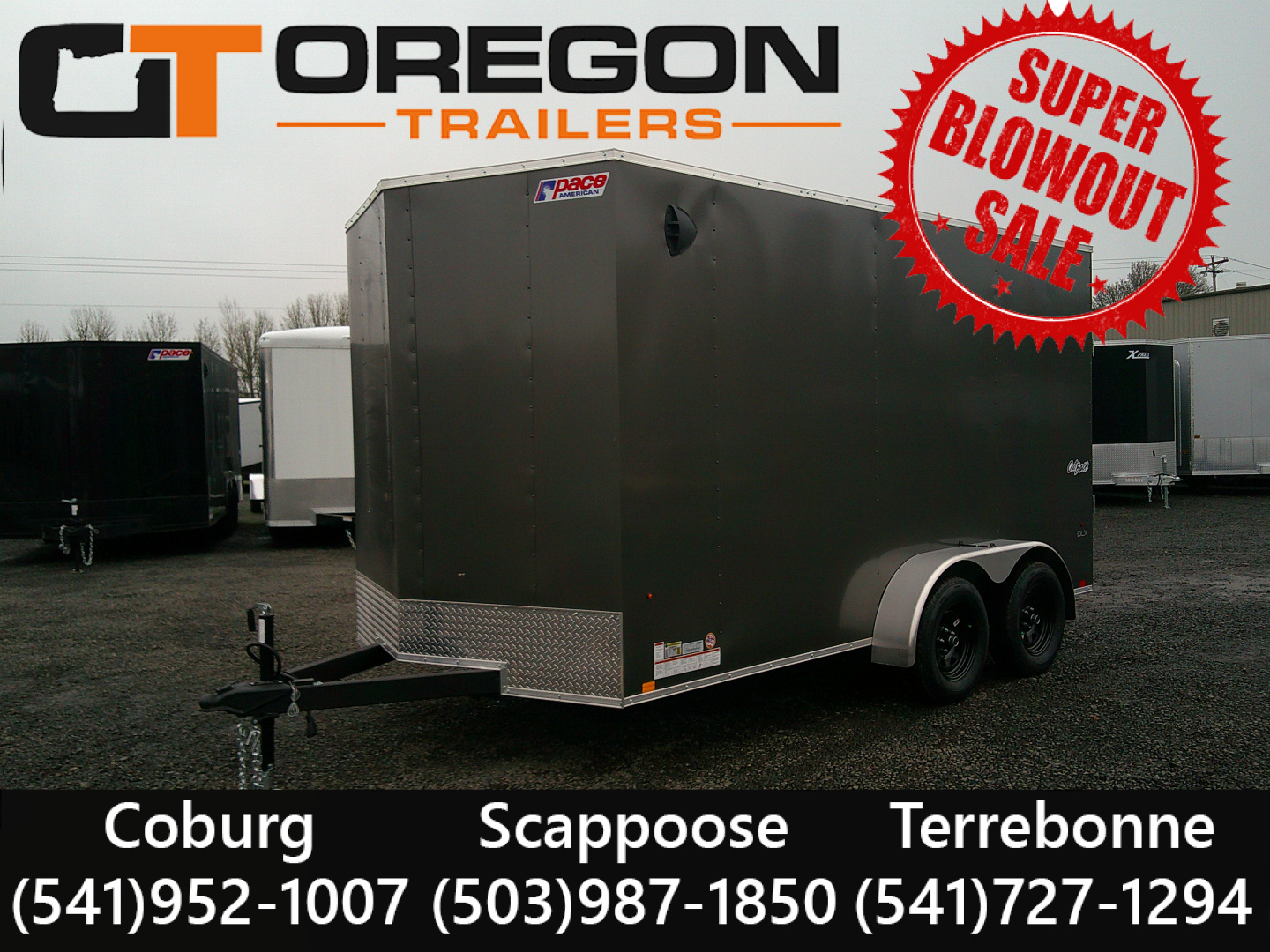 New 2026 Pace American 7x14 Cargo / Enclosed Trailer