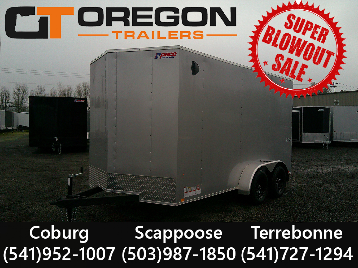 New 2026 Pace American 7x14 Cargo / Enclosed Trailer