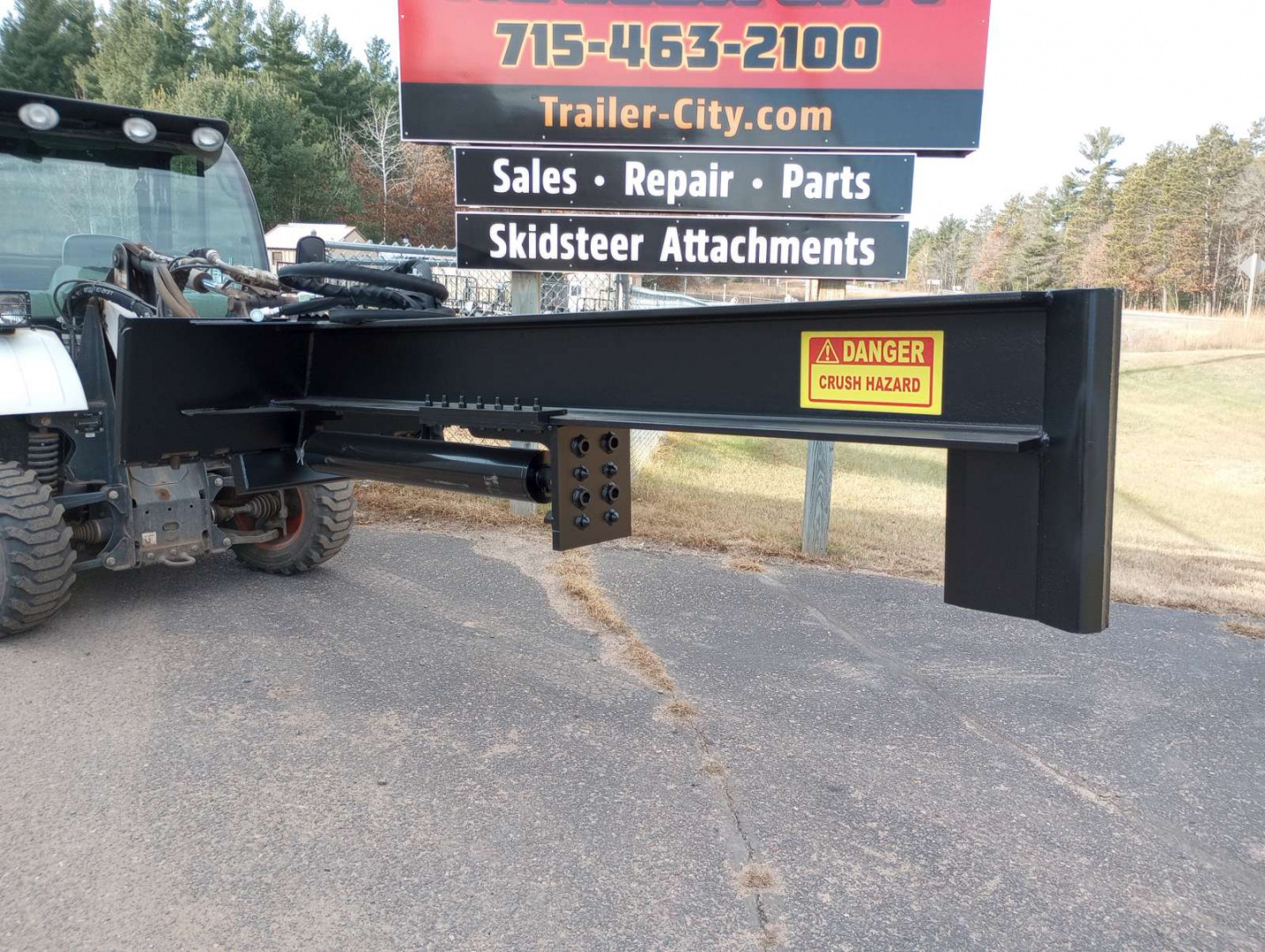 New 2025 Jenkins Iron and Steel Wood Splitter-36", Single Wedge Attachment