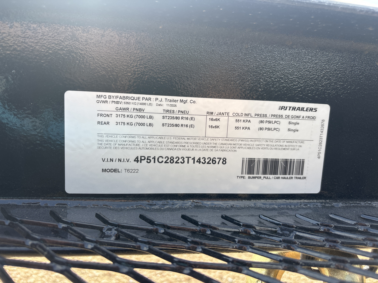 New 2026 PJ Trailers t6 Tilt Trailer