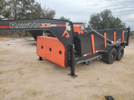 New 2026 RawMaxx LPX14GN14K Dump Trailer