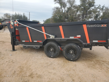 New 2026 RawMaxx LPX14GN14K Dump Trailer