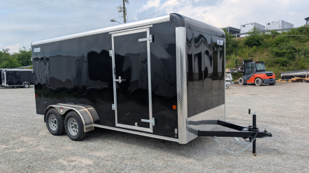 New 2026 Car Mate 7x16 HD Sportster Cargo Trailer w/ Ramp Door