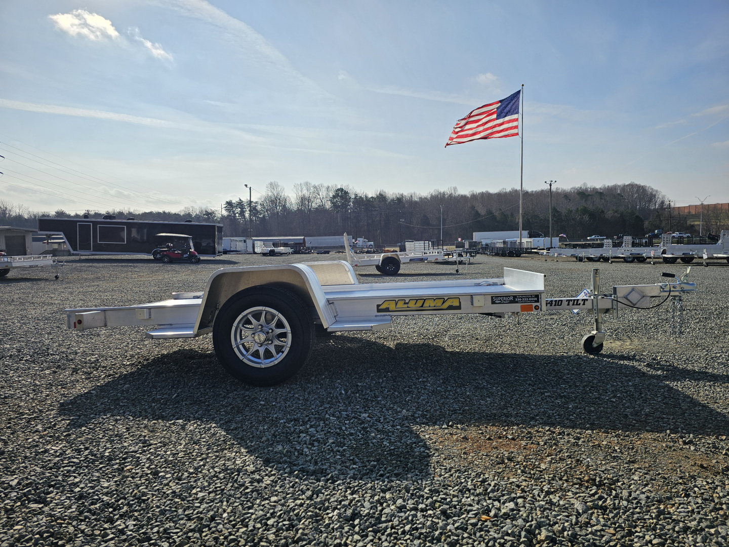 New 2026 Aluma 5410 Tilt Utility Trailer