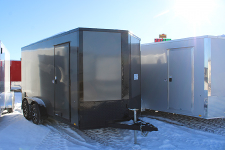 New 2026 Impact Trailers 7X14 + 12  R Cargo / Enclosed Trailer