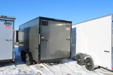 New 2026 Impact Trailers 7X14 + 12" R Cargo / Enclosed Trailer