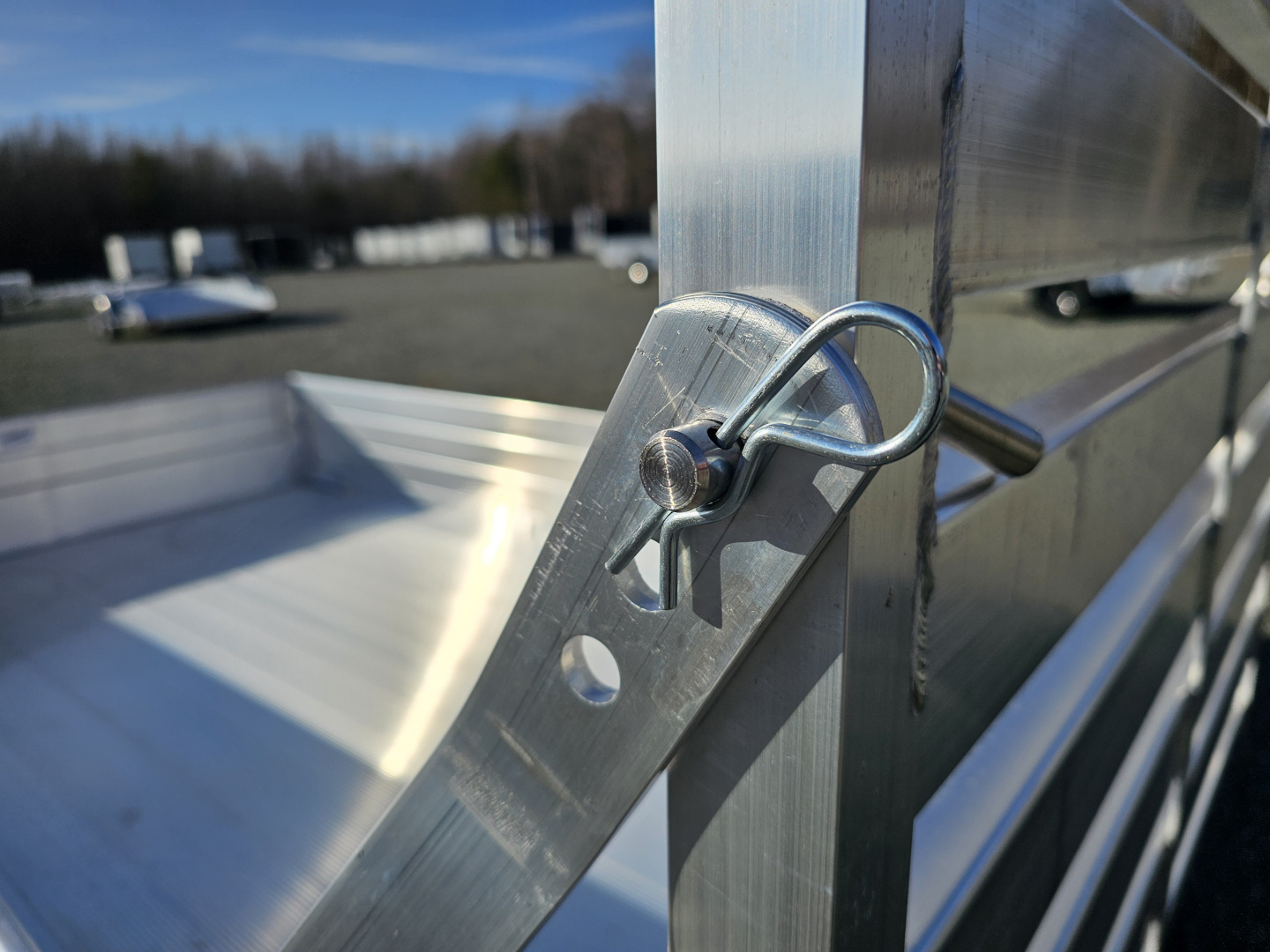 New 2026 Aluma 548 w/ 12" Solid Sides and Tailgate Utility Trailer