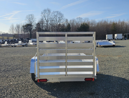 New 2026 Aluma 548 w/ 12" Solid Sides and Tailgate Utility Trailer