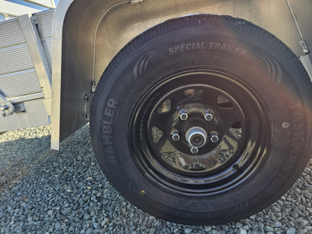 New 2026 Aluma 548 w/ 12" Solid Sides and Tailgate Utility Trailer