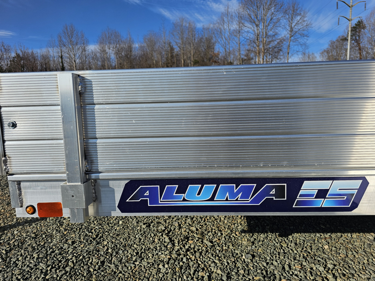 New 2026 Aluma 548 w/ 12" Solid Sides and Tailgate Utility Trailer