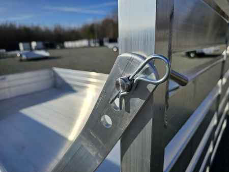 New 2026 Aluma 548 w/ 12" Solid Sides and Tailgate Utility Trailer