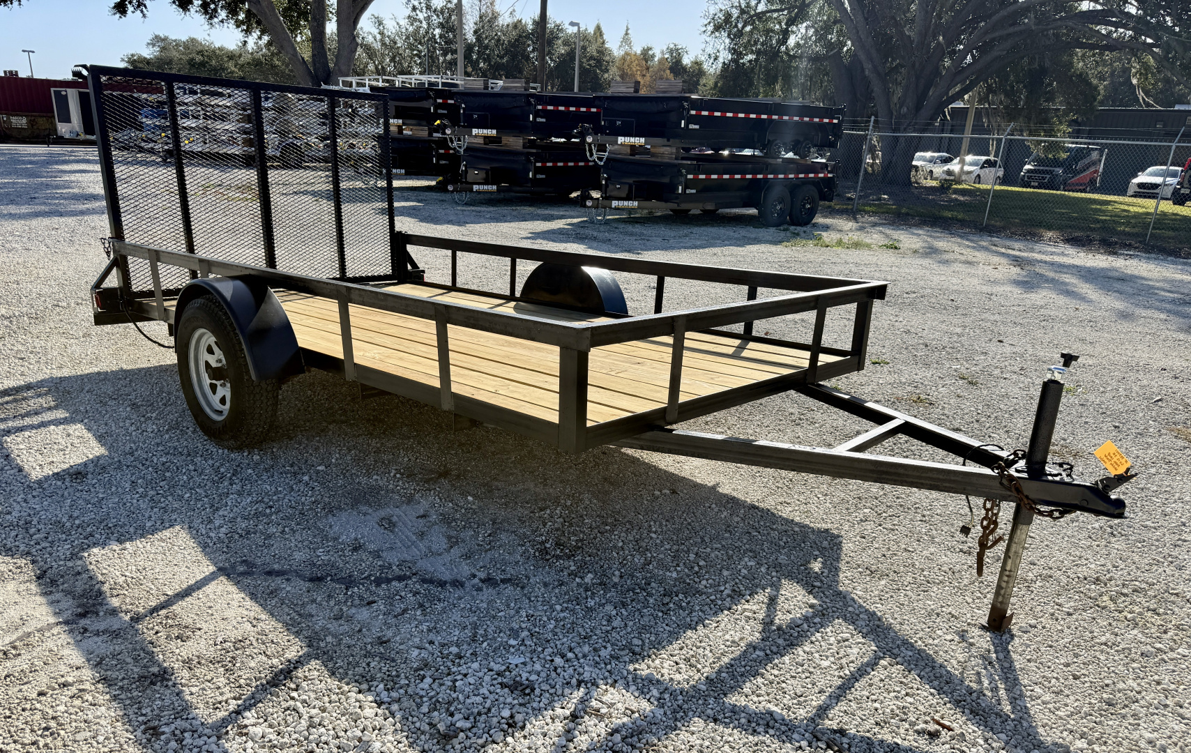 Used 2006 6x12 Loudo Trailers Inc 3K Angle Iron Utility Trailer